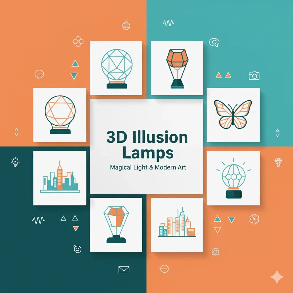 3D illusion lamps
